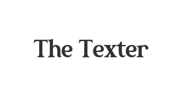The Texterius font thumb